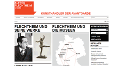 Desktop Screenshot of alfredflechtheim.com